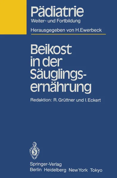 Обложка книги Beikost in der Sauglingsernahrung, J. Springer