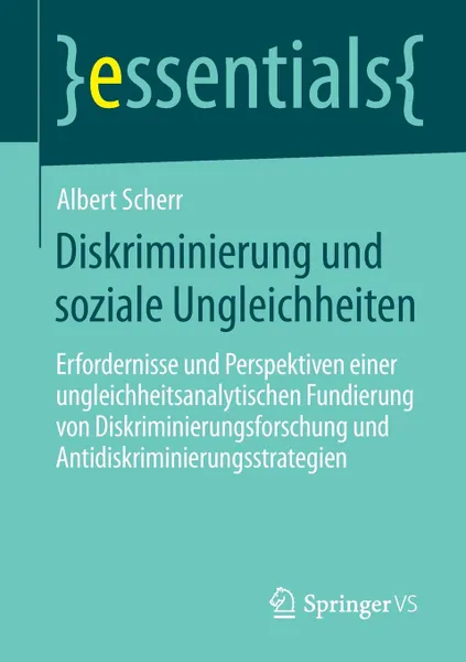 Обложка книги Diskriminierung und soziale Ungleichheiten, Albert Scherr