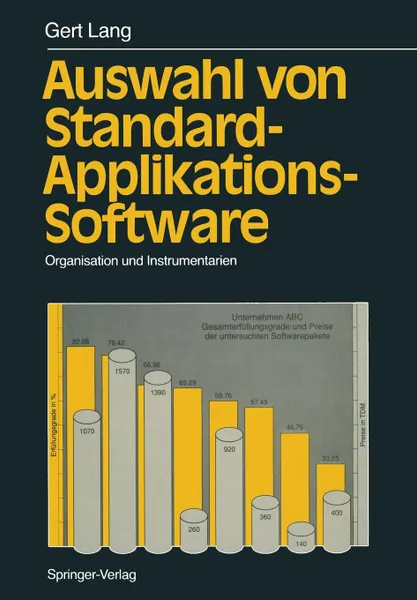 Обложка книги Auswahl von Standard-Applikations-Software, Gert Lang