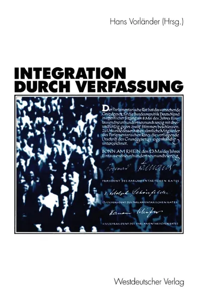 Обложка книги Integration durch Verfassung, Hans Vorländer