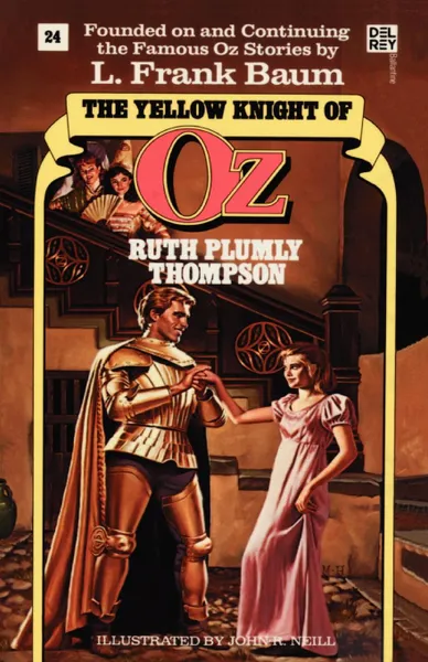 Обложка книги The Yellow Knight of Oz, Ruth Plumly Thompson