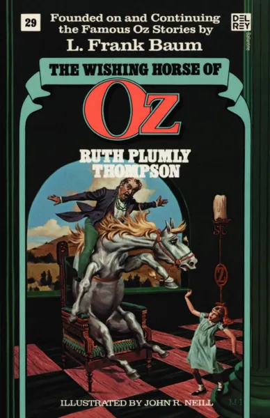 Обложка книги The Wishing Horse of Oz, Ruth Plumly Thompson