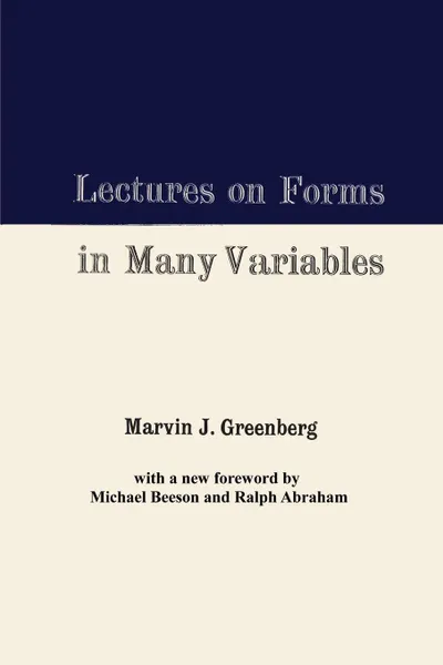 Обложка книги Lectures on Forms in Many Variables, Marvin J Greenberg