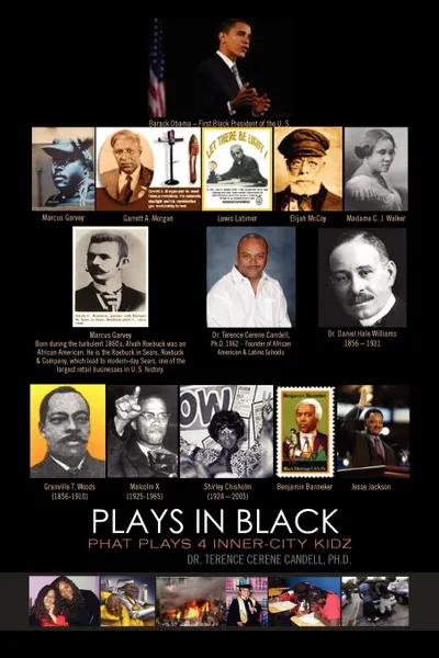 Обложка книги Plays in Black. Phat Plays 4 Inner-City Kidz, Terence Cerene Candell, Dr Terence Cerene Ph. D. Candell