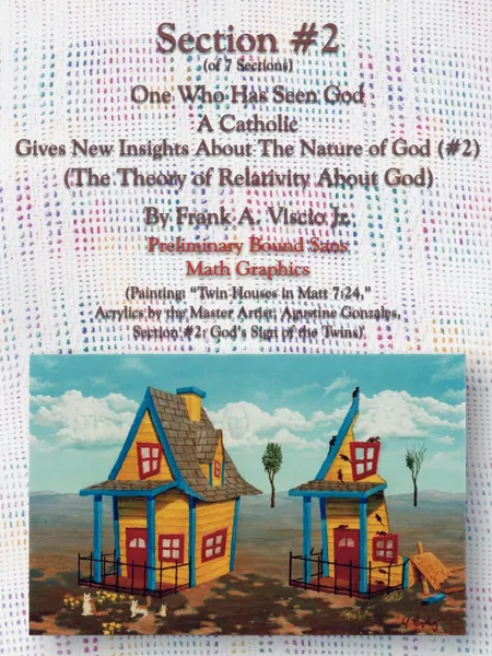 Обложка книги Section #2 One Who Has Seen God a Catholic, Gives New Insights about the Nature of God. The Theory of Relativity about God, Frank  A. Viscio Jr.