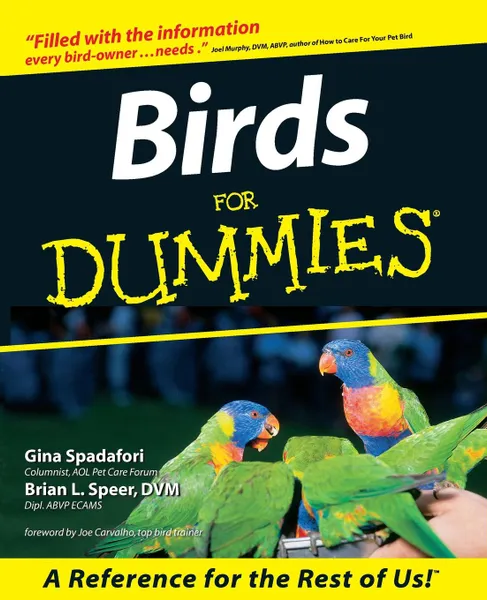 Обложка книги Birds for Dummies, Gina Spadafori, Brian L. Speer, Brian Speer