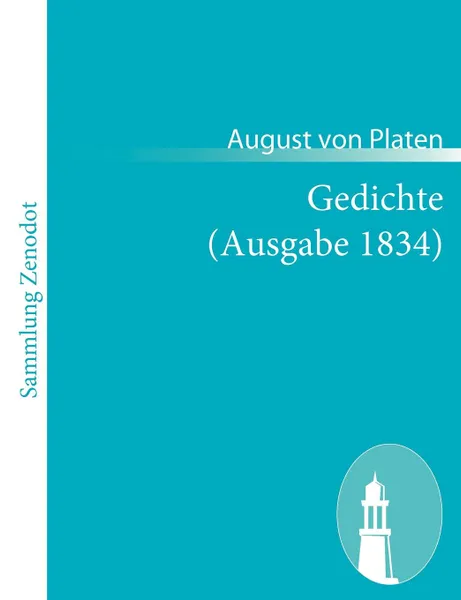 Обложка книги Gedichte (Ausgabe 1834), August Von Platen