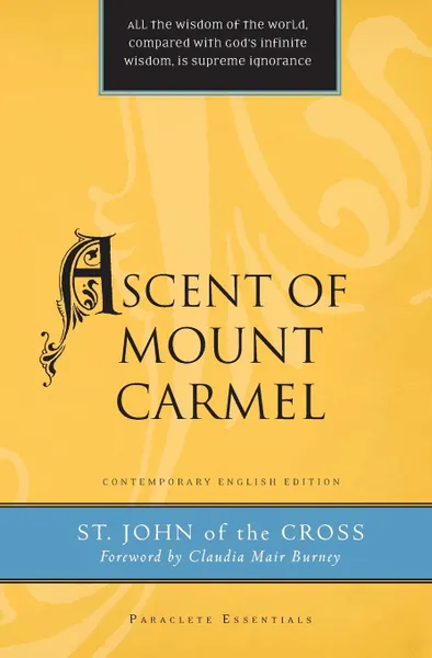 Обложка книги Ascent of Mount Carmel, St. John of the Cross