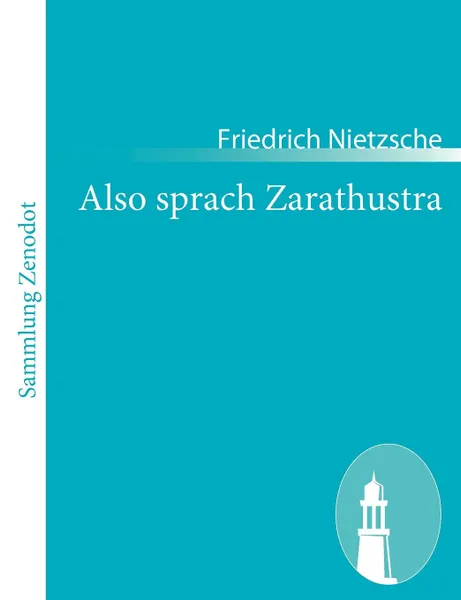 Обложка книги Also sprach Zarathustra, Friedrich Nietzsche