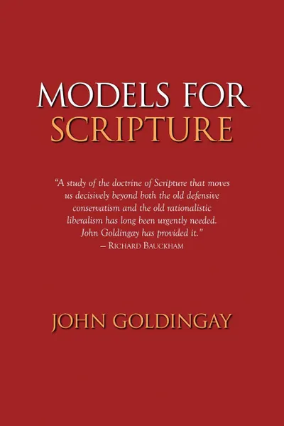 Обложка книги Models for Scripture, John Goldingay