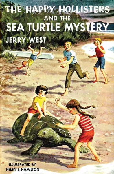 Обложка книги The Happy Hollisters and the Sea Turtle Mystery, Jerry West