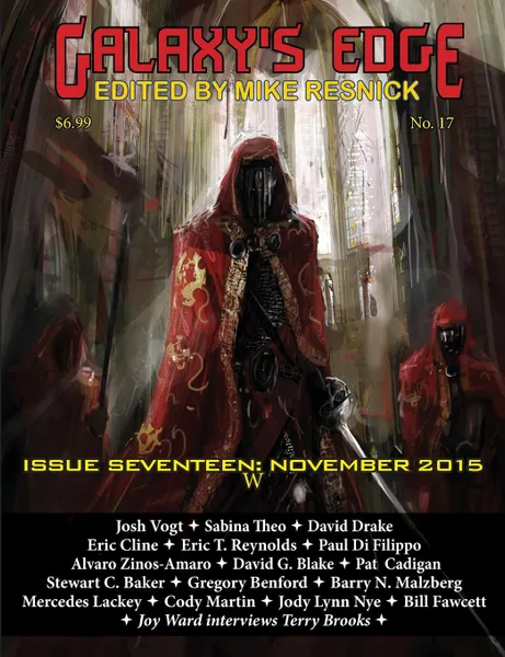 Обложка книги Galaxy's Edge Magazine. Issue 17, November 2015, David Drake, Jody Lynn Nye