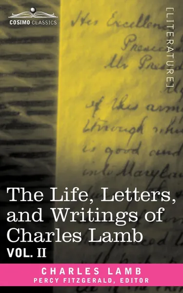 Обложка книги The Life, Letters, and Writings of Charles Lamb, in Six Volumes. Vol. II, Lamb Charles