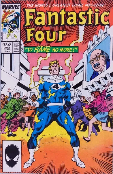 Обложка книги Fantastic Four  #302, Tom DeFalco