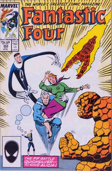 Обложка книги Fantastic Four  #304, Steve Englehart