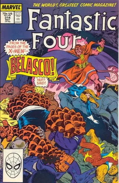 Обложка книги Fantastic Four  #314, Steve Englehart