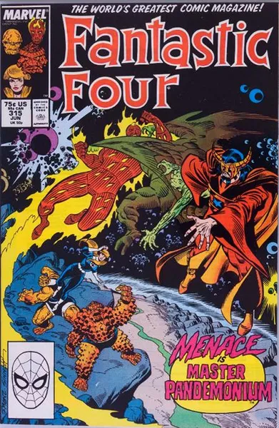 Обложка книги Fantastic Four  #315, Steve Englehart