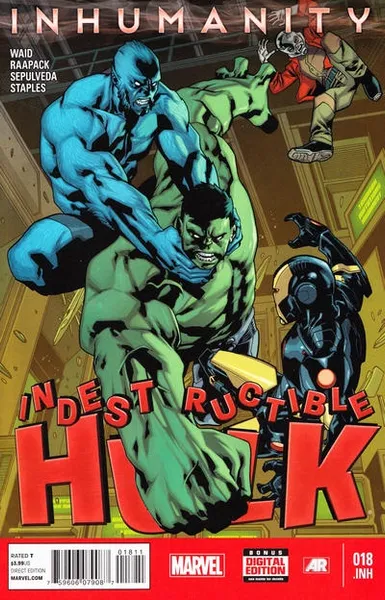 Обложка книги Indestructible Hulk (2013) #18, Mark Waid