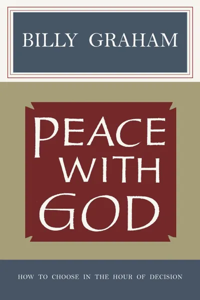 Обложка книги Peace with God, Billy Graham