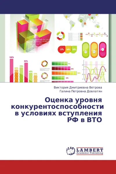 Обложка книги Оценка уровня конкурентоспособности в условиях вступления РФ в ВТО, Виктория Дмитриевна Ветрова, Галина Петровна Довлатян