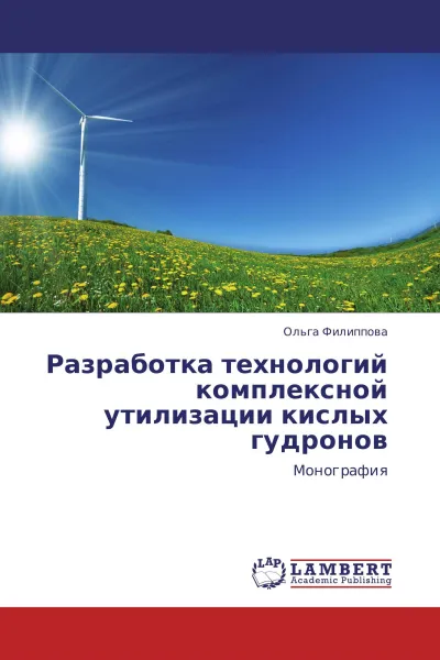 Обложка книги Разработка технологий комплексной утилизации кислых гудронов, Ольга Филиппова