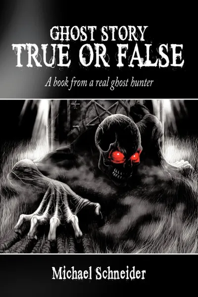 Обложка книги Ghost Story True or False. A book from a real ghost hunter, Michael Schneider