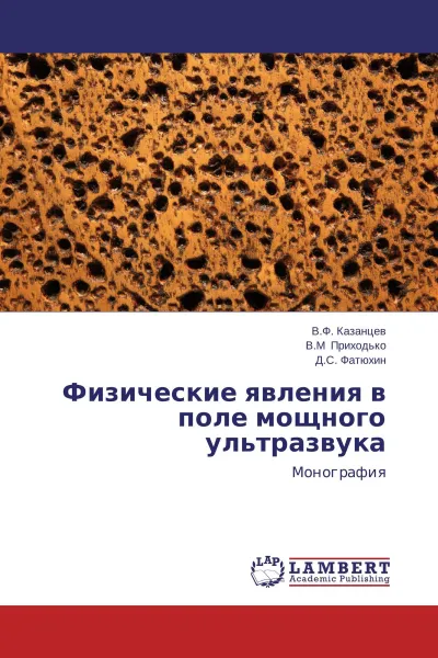 Обложка книги Физические явления в поле мощного ультразвука, В.Ф. Казанцев,В.М Приходько, Д.С. Фатюхин