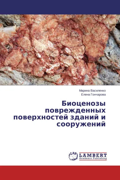 Обложка книги Биоценозы поврежденных поверхностей зданий и сооружений, Марина Василенко, Елена Гончарова