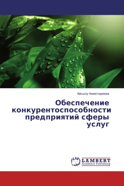 Обложка книги Обеспечение конкурентоспособности предприятий сферы услуг, Айсылу Ахметгареева