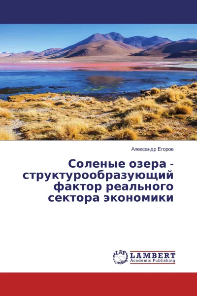 Обложка книги Соленые озера - структурообразующий фактор реального сектора экономики, Александр Егоров