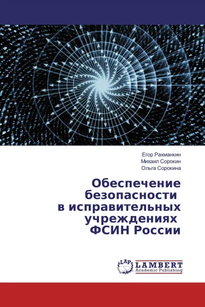 Обложка книги Обеспечение безопасности в исправительных учреждениях ФСИН России, Егор Рахманкин,Михаил Сорокин, Ольга Сорокина