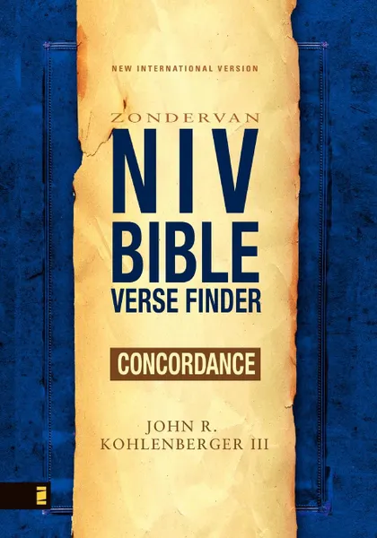 Обложка книги NIV Bible Verse Finder Concordance, John R. III Kohlenberger