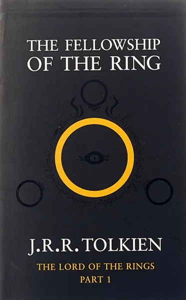 Обложка книги The Fellowship of the Ring, J. R. R. Tolkien