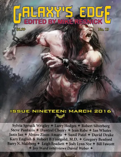 Обложка книги Galaxy's Edge Magazine. Issue 19, March 2016, David Drake, Robert Silverberg