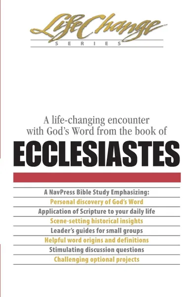 Обложка книги Ecclesiastes, The Navigators