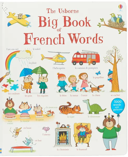 Обложка книги Big Book of French Words, Mairi Mackinnon, Hannah Wood