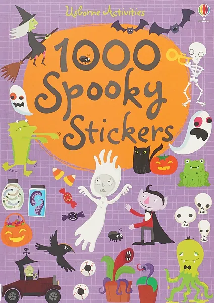 Обложка книги 1000 Spooky Stickers, Уотт Фиона