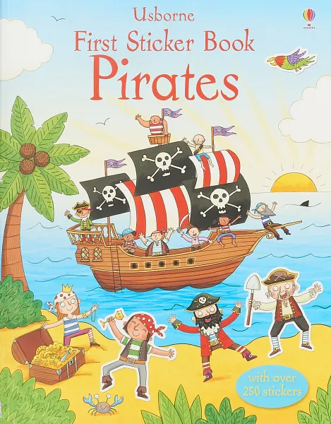 Обложка книги First Sticker Book Pirates, Sam Taplin