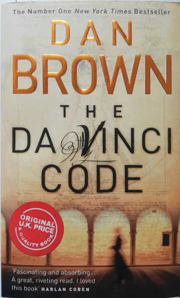 Обложка книги Da Vinci Code, Dan Brown