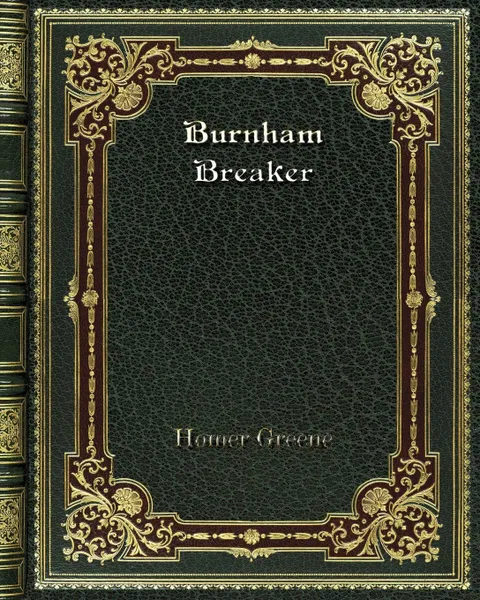 Обложка книги Burnham Breaker, Homer Greene