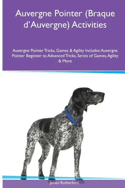 Обложка книги Auvergne Pointer (Braque d'Auvergne) Activities Auvergne Pointer Tricks, Games & Agility. Includes. Auvergne Pointer Beginner to Advanced Tricks, Series of Games, Agility and More, James Rutherford