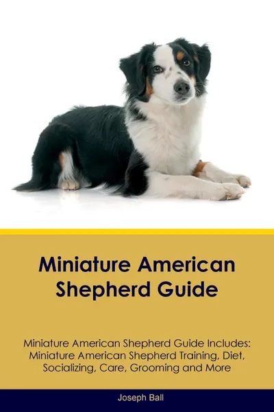 Обложка книги Miniature American Shepherd Guide Miniature American Shepherd Guide Includes. Miniature American Shepherd Training, Diet, Socializing, Care, Grooming, Breeding and More, Joseph Ball