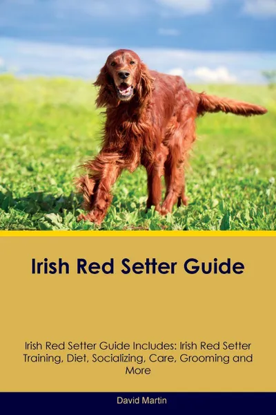 Обложка книги Irish Red Setter Guide Irish Red Setter Guide Includes. Irish Red Setter Training, Diet, Socializing, Care, Grooming, Breeding and More, David Martin