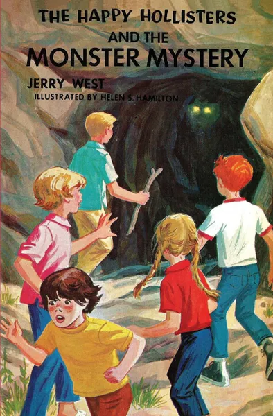 Обложка книги The Happy Hollisters and the Monster Mystery, Jerry West