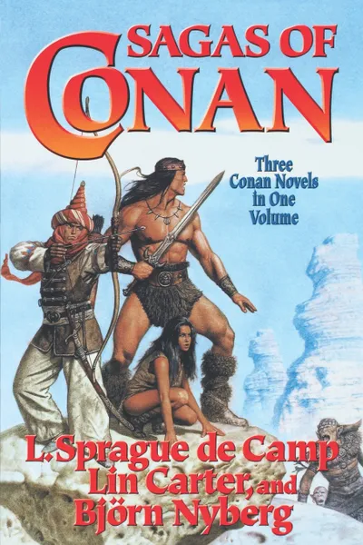 Обложка книги Sagas of Conan, l.Sprague de Camp, Lin Carter, Bjorn Nyberg