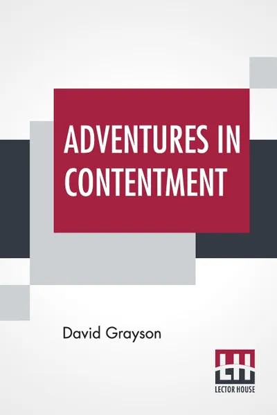 Обложка книги Adventures In Contentment, David Grayson