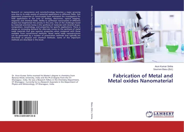 Обложка книги Fabrication of Metal and Metal oxides Nanomaterial, Arun Kumar Sinha and Soumen Basu