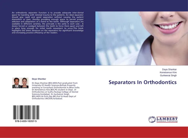 Обложка книги Separators In Orthodontics, Daya Shankar,Keneisenuo Kire and Gurkeerat Singh