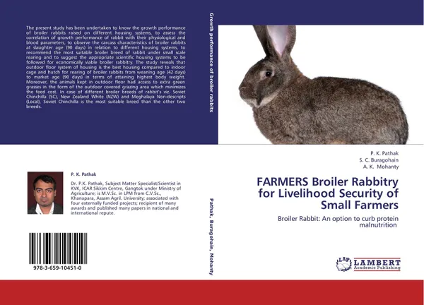 Обложка книги FARMERS Broiler Rabbitry for Livelihood Security of Small Farmers, P. K. Pathak,S. C. Buragohain and A. K. Mohanty