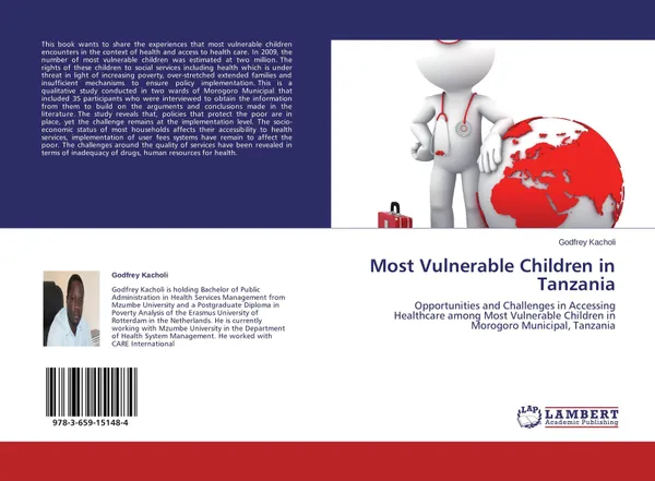 Обложка книги Most Vulnerable Children in Tanzania, Godfrey Kacholi